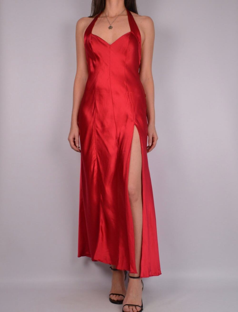 Victoria's secret Vintage SILK halter dress size S